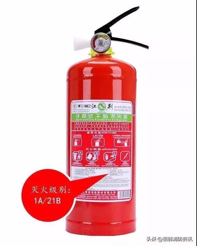 漲知識！滅火器上的滅火級別2A和55B什么意思？